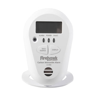 7 Year Sealed Longlife Battery Digital Carbon Monoxide Alarm - Firehawk CO7BD by Firehawk (Safelincs-FICO7BD)