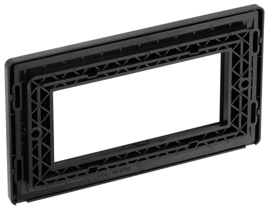  PCDCPEMR4B Back - The Euro Module range from British General combines plates and interchangeable modules so you can configure your own bespoke switches and sockets.