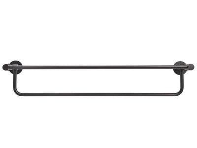 Corby Harrogate Towel Rail with Shelf in Black