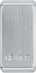 BG Electrical RRHTBS Nexus Grid Brushed Steel Rocker Heater
