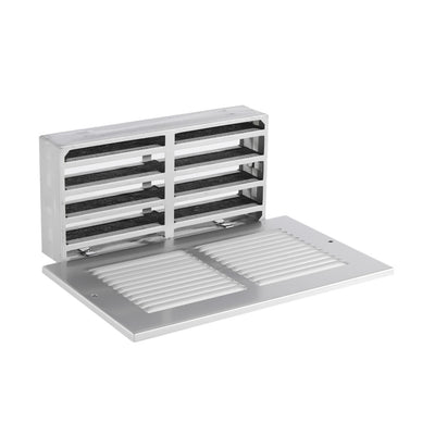 Extinguishers & Equipment: Fire Rated Intumescent Air Transfer Grilles with Faceplates Silver / 150 x 150mm (HxW) by Pyroplex (SAFELINCS-PPATGFPS1500)