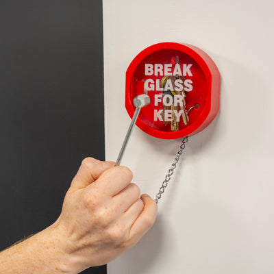 Extinguishers & Equipment: Plastic Fronted "Break Glass" Keybox Keybox Only by FireChief (Safelincs-HSKB2)