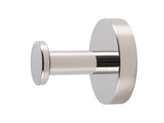 Corby Harrogate Single Clothes Hook in Polished Steel by Corby of Windsor
