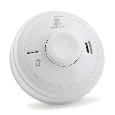 Mains Powered Heat Alarm with Self-Charging 10 Year Back-up Battery - Aico Ei3014 by EI Electronics (Safelincs-EI3014)
