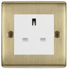 BG Nexus Metal Antique Brass 13A Unswitched Socket NAB23W by British General (BG-NAB23W)