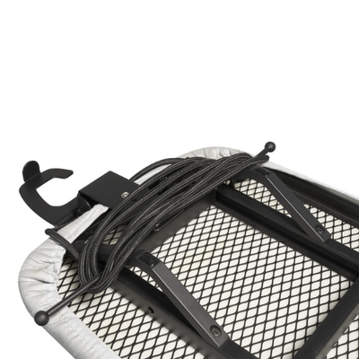 Corby Table Top Ironing Centre in Light Grey with 1200W Black Dry Iron - UK Plug