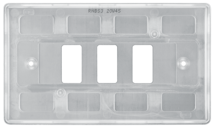 RNBS3 Back - The Grid modular range from British General allows you to build your own module configuration with a variety of combinations and finishes.