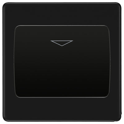 BG Nexus Screwless Matt Black Hotel Key Card Switch FFBKYCSB by British General (BG-FFBKYCSB)