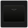 BG Nexus Screwless Matt Black Hotel Key Card Switch FFBKYCSB