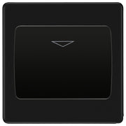 BG Nexus Screwless Matt Black Hotel Key Card Switch FFBKYCSB by British General (BG-FFBKYCSB)