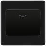 BG Nexus Screwless Matt Black Hotel Key Card Switch FFBKYCSB by British General (BG-FFBKYCSB)