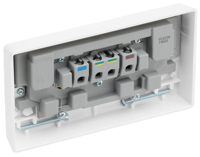 BG 822CON Moulded Round Edge | White | 13A SP Converter Switched Socket by British General (BG-822CON)