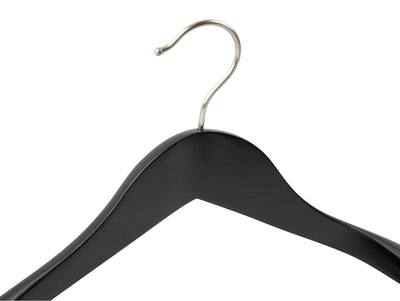 Corby Clifford Hooked Suit Hanger in Black by Corby of Windsor (Corby-27057)