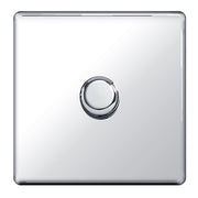 BG FPC81P Nexus Screwless Flat-Plate 1 Gang, 2 Way, 400W Polished Chrome by British General (BG-FPC81P-Shopify-SA_1)