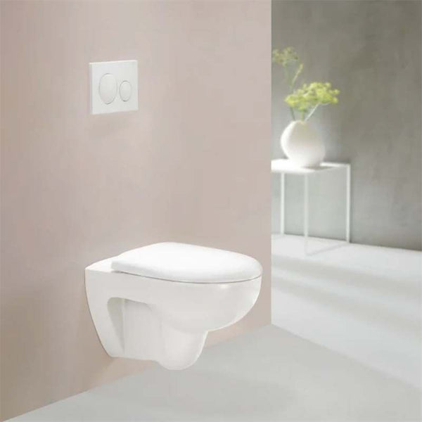 Geberit Selnova Wall Hung Pan With Quick Release Seat - Rimless - 501.751.00.1