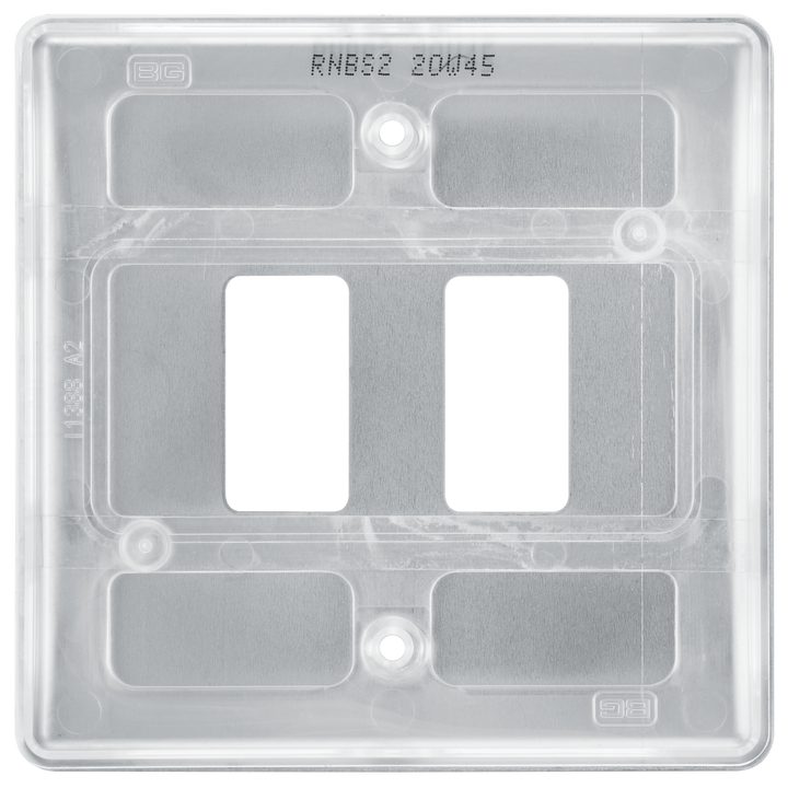 RNBS2 Back - The Grid modular range from British General allows you to build your own module configuration with a variety of combinations and finishes.