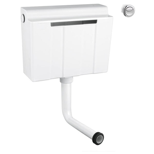 Grohe ADAGIO Concealed Flushing Cistern; Dual Flush; Bottom Fill; Chrome - 39053000