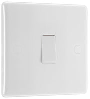 BG 830 Moulded Round Edge | White | 1 Gang 20A 2 Pole Switch by British General (BG-830)