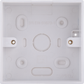 BG CMP9132 Moulded Square Edge | White | 32mm | 1 Gang PVC Pattress
