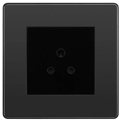 BG Evolve Black Chrome 2A Unswitched Socket PCDBC2AUSSB