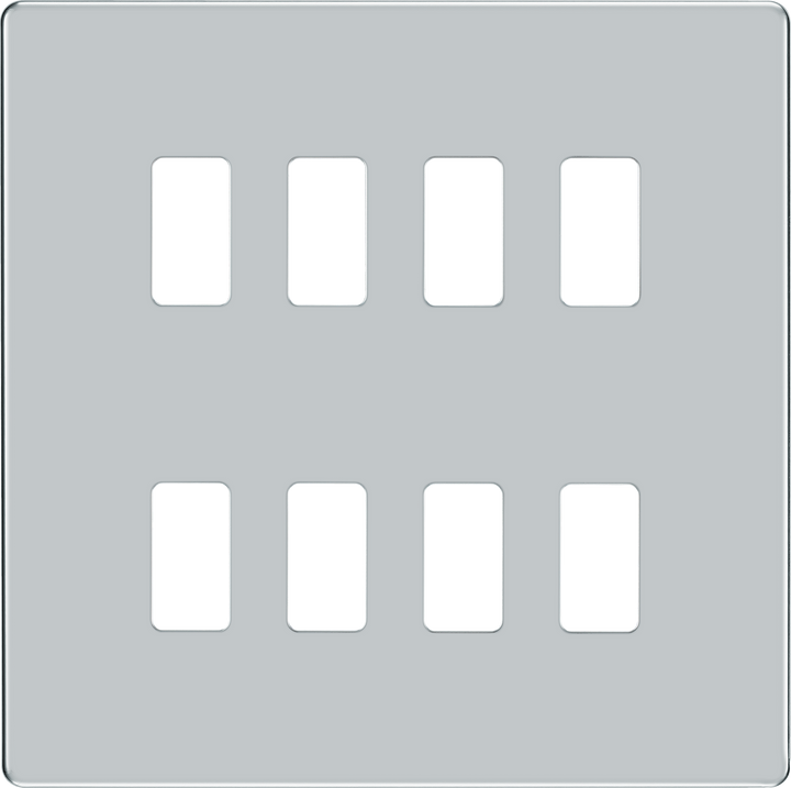  RFPC8 Front - The Grid modular range from British General allows you to build your own module configuration with a variety of combinations and finishes.