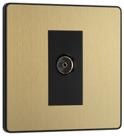 BG Evolve PCDSB60B Satin Brass Co-Axial Socket-Black Insert by British General (BG-PCDSB60B-Shopify-SA_1)