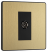 BG Evolve PCDSB60B Satin Brass Co-Axial Socket-Black Insert by British General (BG-PCDSB60B-Shopify-SA_1)