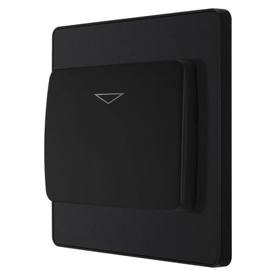 BG Evolve Matt Black Hotel Key Card Switch PCDMBKYCSB