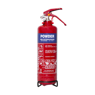 1kg Powder Fire Extinguisher - UltraFire by UltraFire (Safelincs-UFSP1)