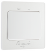 BG PCDCL15W Pearlescent White Evolve 10A 3 Pole Fan Isolator - White Insert by British General (BG-PCDCL15W-Shopify-SA_1)