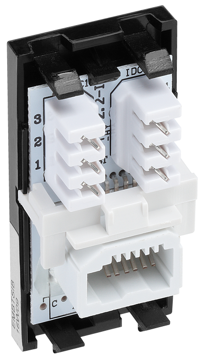 BG EMBTSIB Euro Module Telephone BT Slave (IDC) - Black by British General (BG-EMBTSIB)