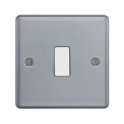 BG MC512 Metal Clad 20A 16AX 2 Way Single Light Switch by British General (BG-MC512)