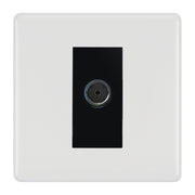 BG White Moulded Co-axial Socket NWM60B by BG Nexus (BG-NWM60B)