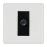 BG White Moulded Co-axial Socket NWM60B by BG Nexus (BG-NWM60B)
