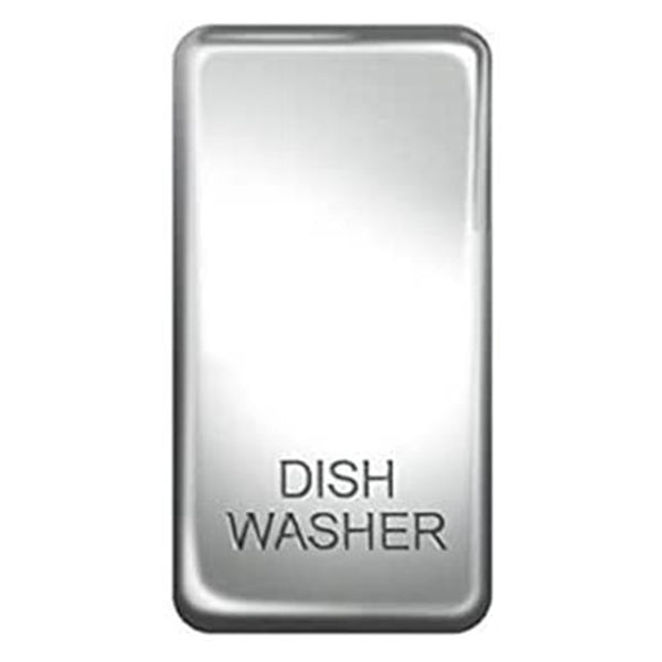 BG GRDWPC Nexus Grid Polished Chrome 'Dish Washer' Rocker