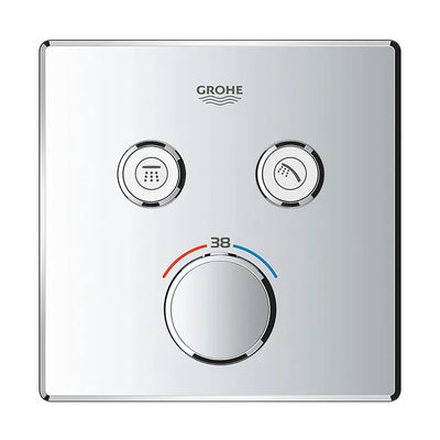 Grohe Grohtherm SmartControl Thermostat for concealed installation with 2 valves by Grohe (Grohe-29124000)