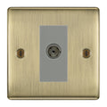BG Nexus Metal Antique Brass Co-axial Socket NAB60G
