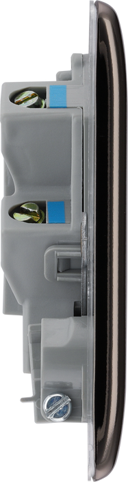 NBN55 Side - This 13A fused and unswitched connection unit from British General provides an outlet from the mains containing the fuse ideal for spur circuits and hardwired appliances.