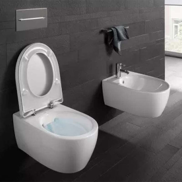 Geberit iCon Wall Hung Pan - Rimless, Shrouded & Washdown - 355mm - 501.661.00.1