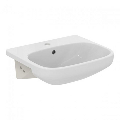 Ideal Standard i.Life A 500mm Semi-Recessed Basin With Overflow - White - E24670