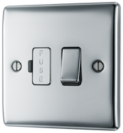 BG NPC50 Nexus Metal Polished Chrome 13A Switched Fused Spur Unit by British General (BG-NPC50-Shopify-SA_1)