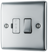 BG NPC50 Nexus Metal Polished Chrome 13A Switched Fused Spur Unit by British General (BG-NPC50-Shopify-SA_1)