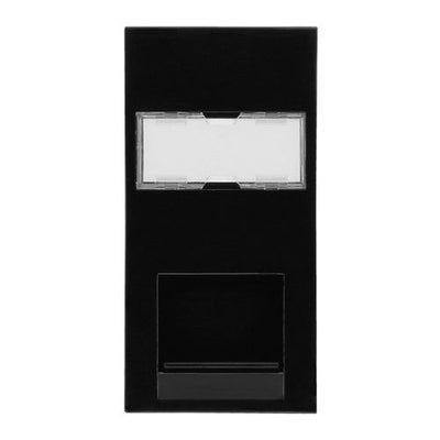BG Nexus Black EMRJ45C5EB CAT5E RJ45 Outlet Euro Module IDC Data Socket Ethernet