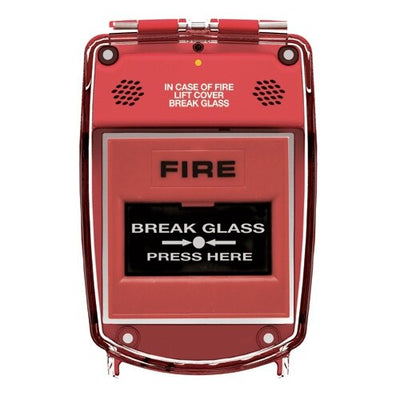 Extinguishers & Equipment: Waterproof Call Point Cover - Flush Mounted - Sigma Smart+Guard Enviro SG-F-W Range With Sounder - SG-FS-W by Vimpex (SAFELINCS-VXSGFSW)