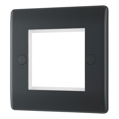 BG Part M Single HDMI Socket Graphite - White Insert