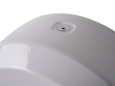 Bremmer Spira Toilet Roll Dispenser in White