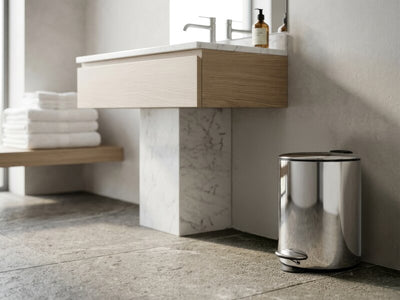 Corby Selby 5L Pedal Bin in Polished Steel