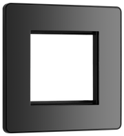 BG PCDBCEMS2B Black Chrome Evolve 2 Euro Module Front Plate - Black Insert by British General (BG-PCDBCEMS2B-Shopify-SA_1)