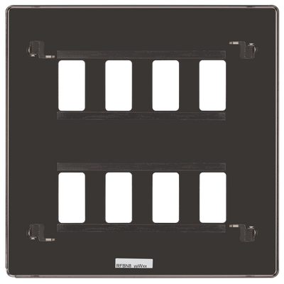 RFBN8 Back - The Grid modular range from British General allows you to build your own module configuration with a variety of combinations and finishes.