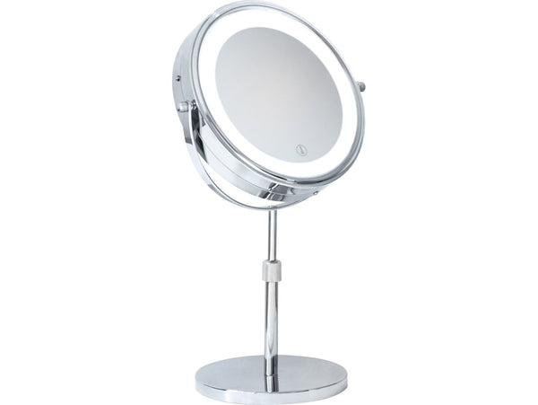 Corby Winchester Freestanding Illuminated Mirror in Chrome